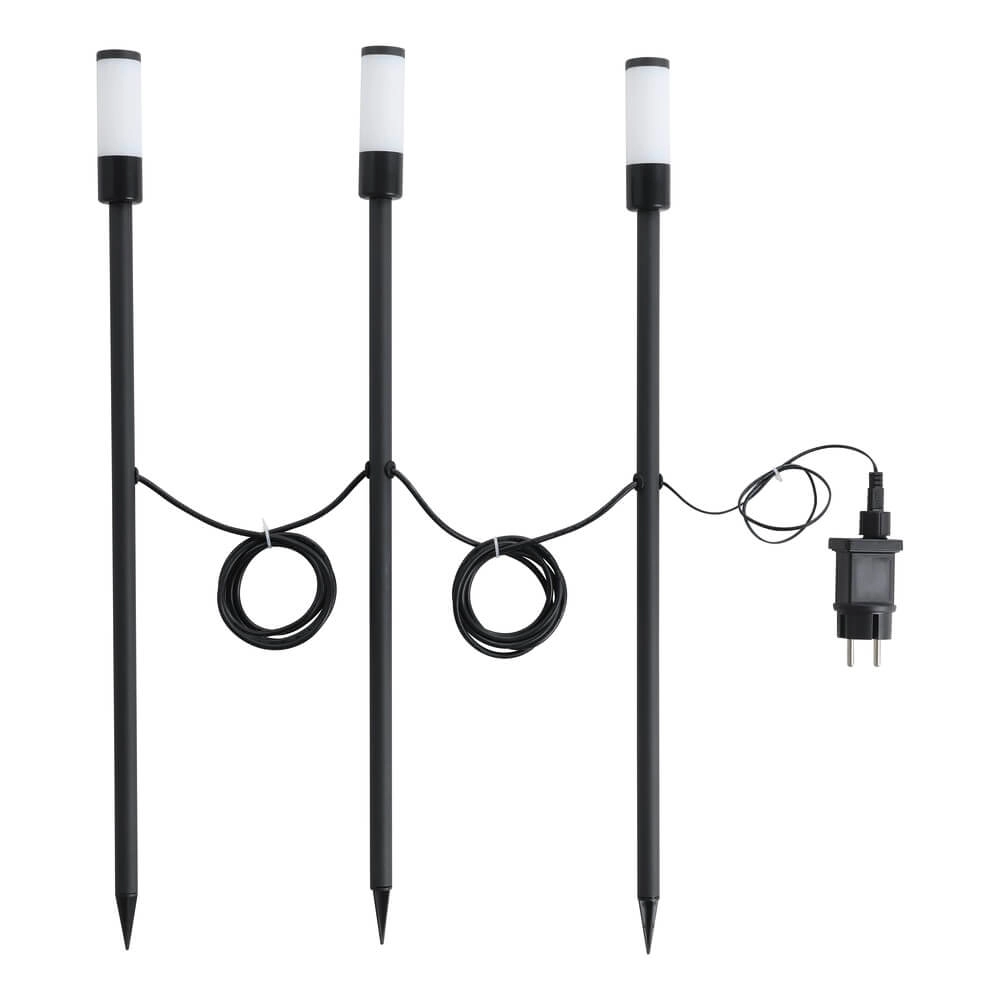 Set van 3 Zancaro tuinlampen met stekker Set van 3 Zancaro tuinlampen met stekker