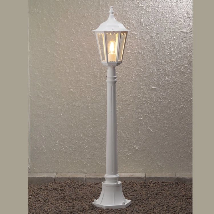 Klassieke tuinlamp Firenze wit KonstSmide 7318307215250