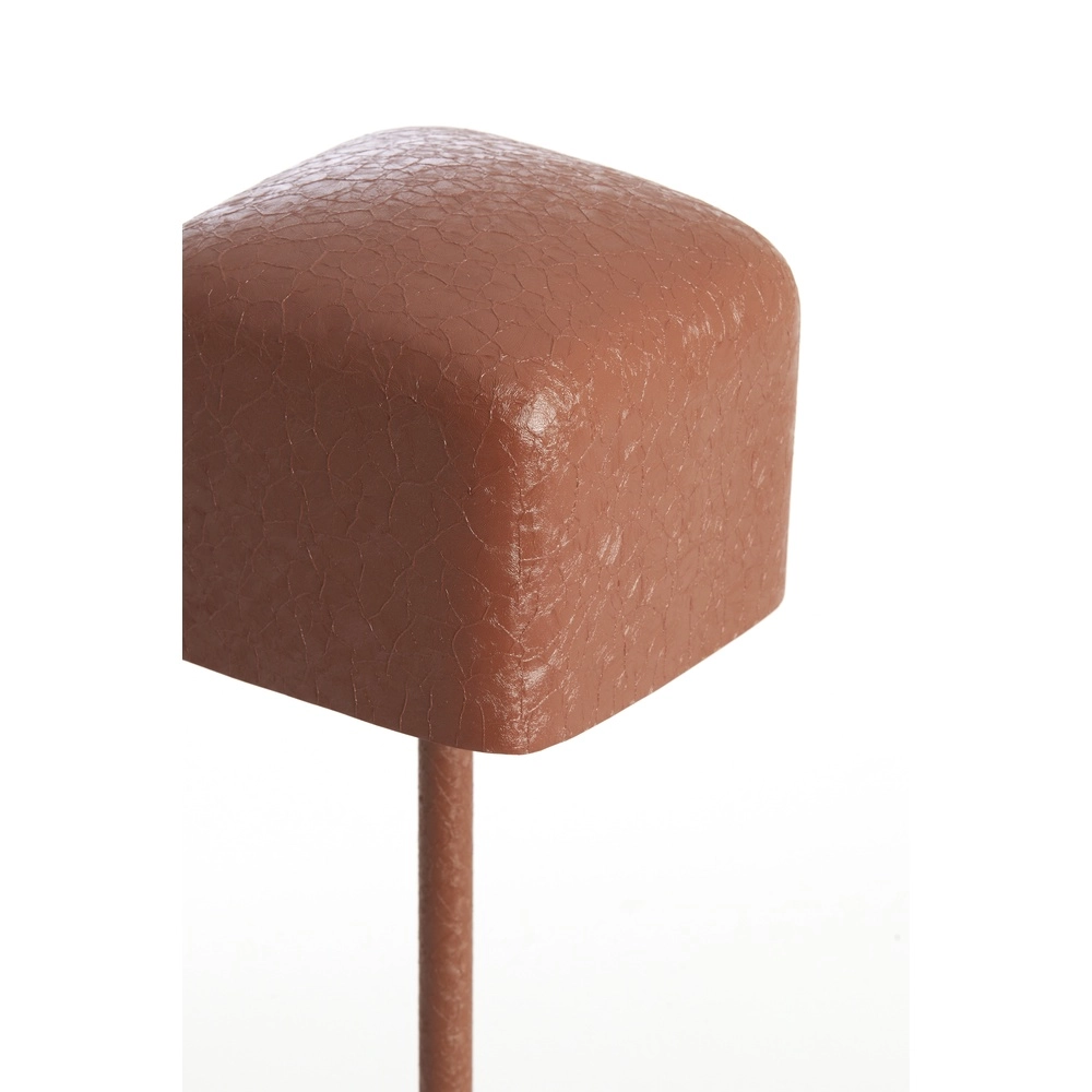 Nachtkastlamp Elenie 15x15cm - mat donker oranje Light & Living 8717807818814