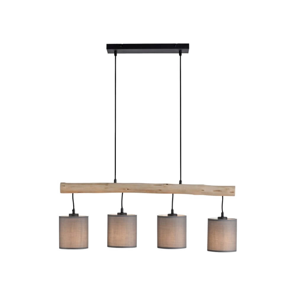 Landelijke hanglamp Green Tribu taupe Just Light 4043689995171