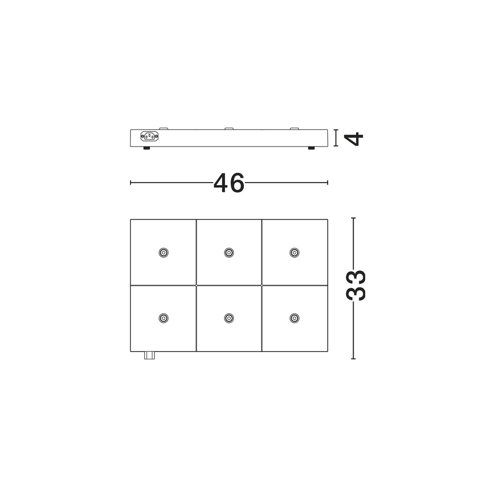Oplaadbasis Base voor 6 lampen Lyora 5212017478573
