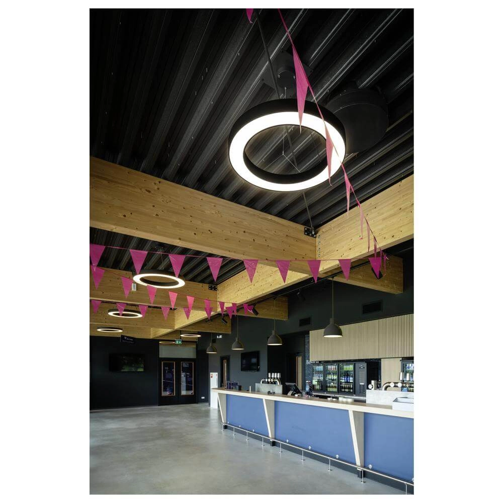 Zwarte hanglamp Medo Ring 90 Ø 90cm SLV 4024163298049