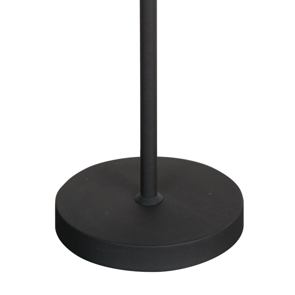 Zwarte tafellamp Noor met grijs kapje Steinhauer 8712746182200