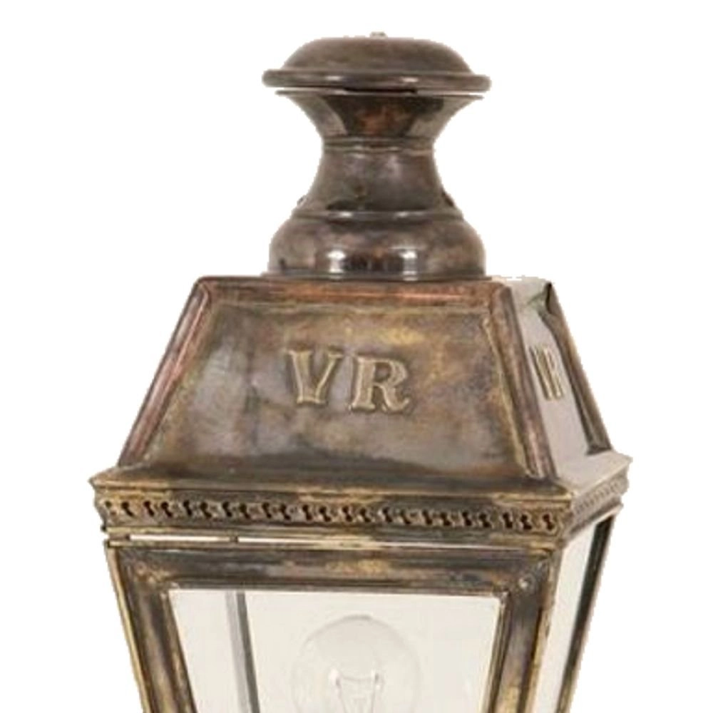 Landelijk buitenlamp Kensington handgemaakt 78cm - antiek koper (ANT) Limehouse 8716803507098