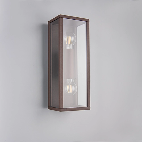 Moderne wandlamp Garonne M roestbruin Trio 4017807687392
