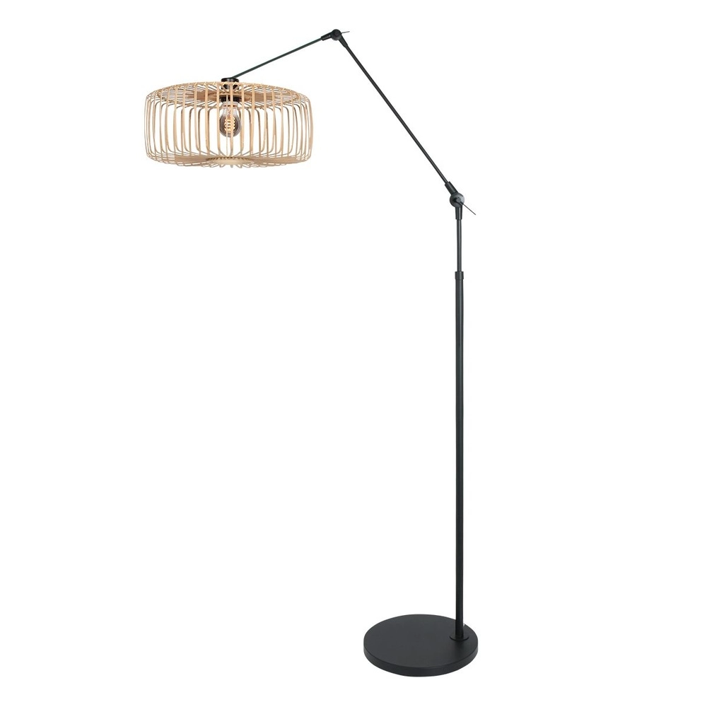 Vloerlamp Prestige Chic rotan kap Steinhauer 8712746183627