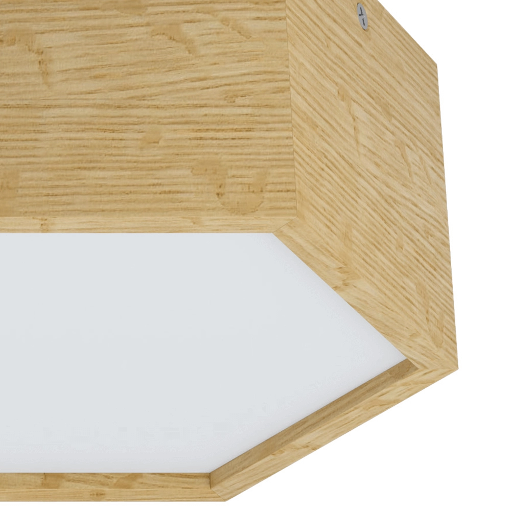 Houten plafondlamp Mirlas 2-lichts Eglo 9002759988616