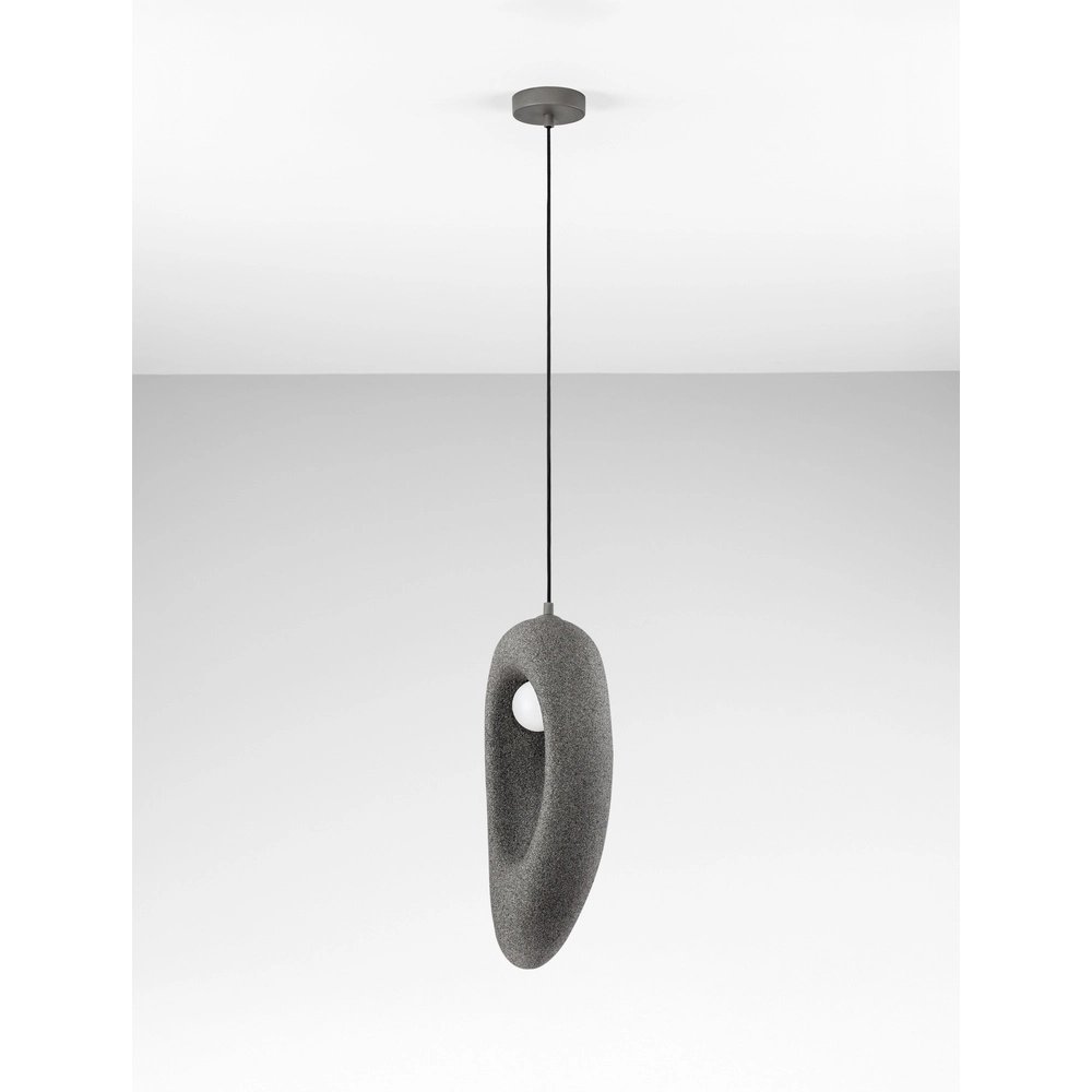 Natural pendant lamp Tempus grey 48cm Lyora 5212017476852