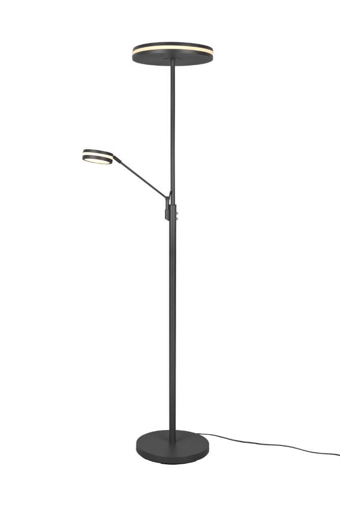 Grote led leeslamp Franklin Antraciet Grote led leeslamp Franklin Antraciet