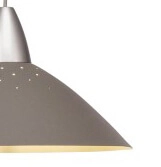 Titaan grijze hanglamp Logo Ø 35cm Brilliant 4004353020285