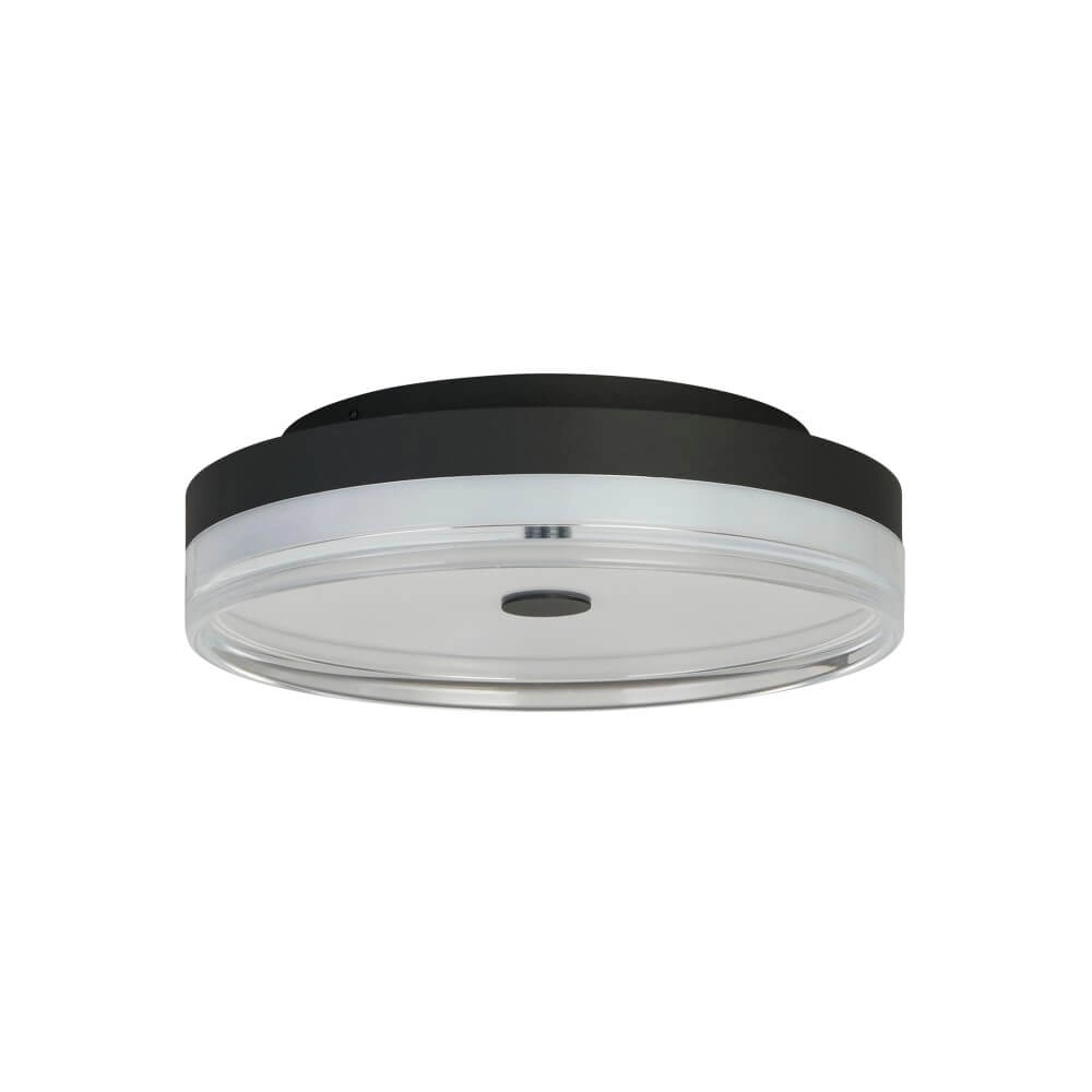 Plafondlamp Cyprus Ø 30cm zwart Searchlight 5053423273730