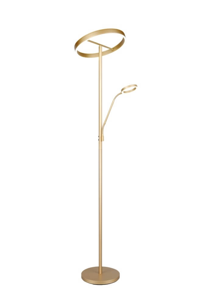 Design leeslamp Willis Goud - 180cm Trio 4017807627923