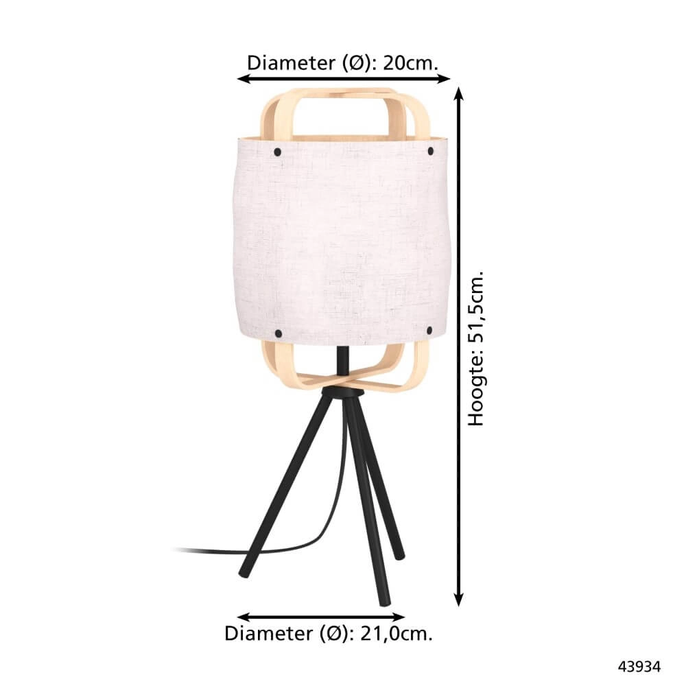 Scandinavische tafellamp Surfleet Eglo 9002759439347