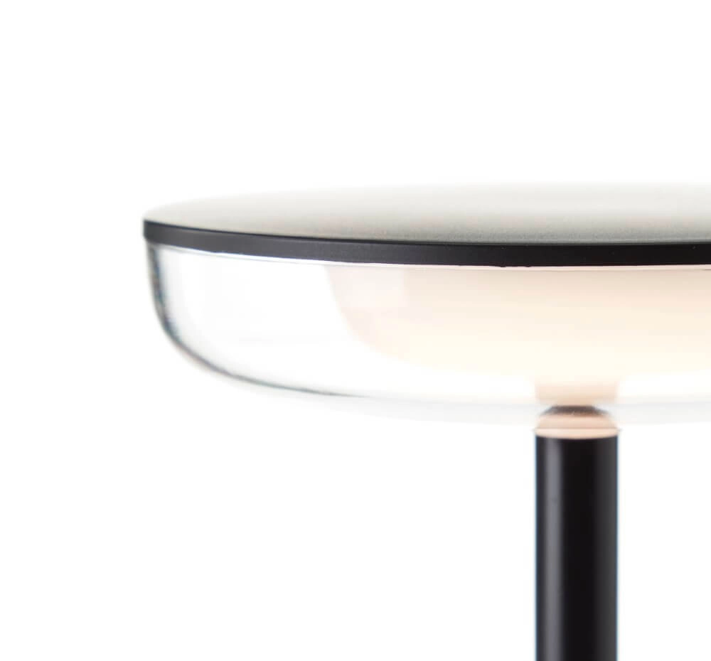 Tafellamp Platon zwart Brilliant 4004353425196