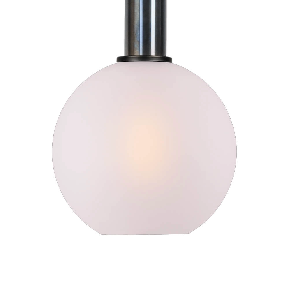 Hanglamp Ø 20cm Bella 2 Dappled oil met mat wit glas Masterlight 8718121334240
