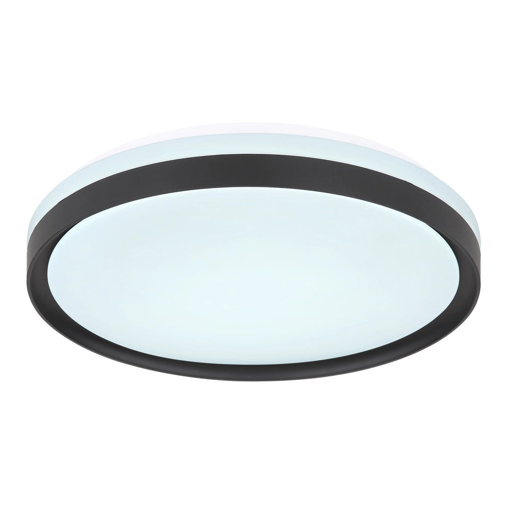 Plafonniere Sonny zwart met wit Ø 39cm Globo 9007371424832