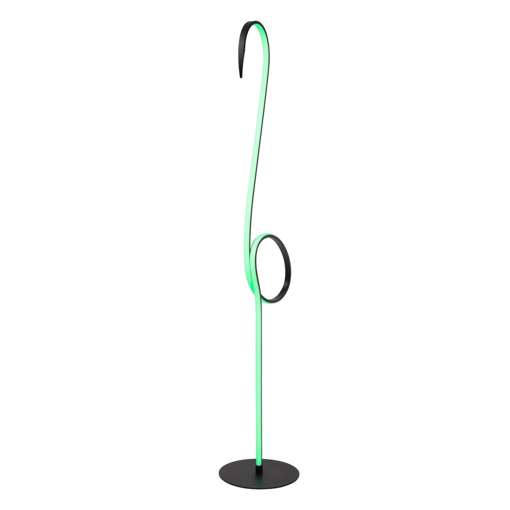 Vloerlamp Flamingo zwart Lucide 5411212051547