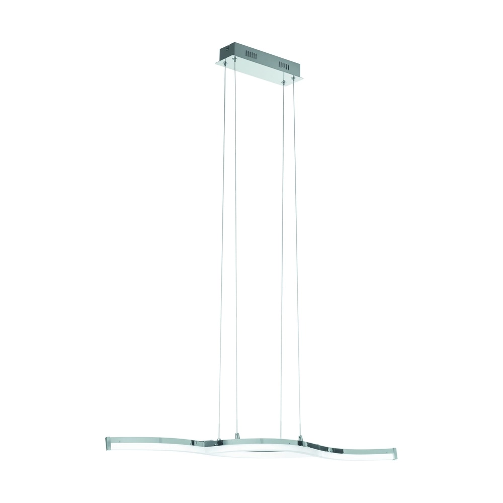 Moderne hanglamp Lasana 2 chroom