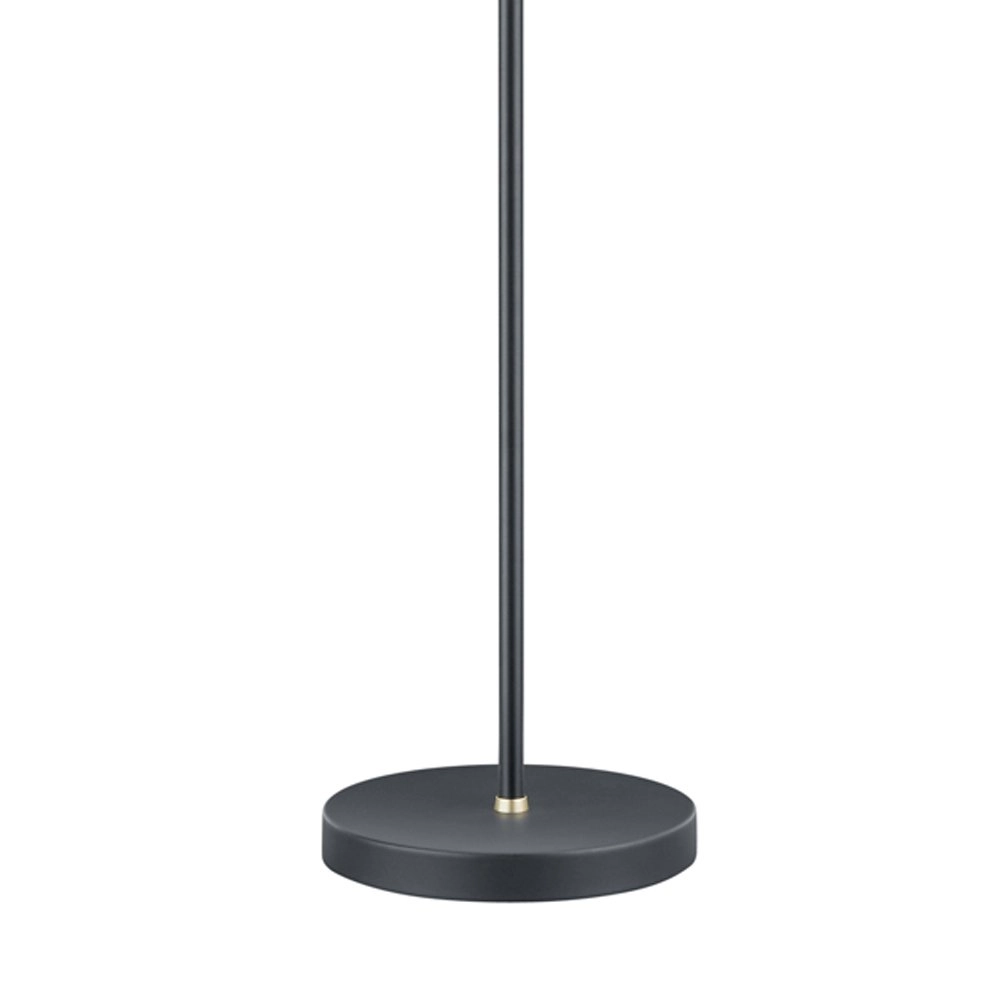 Design vloer leeslamp Edward 3-lichts zwart met goud Trio 4017807390148