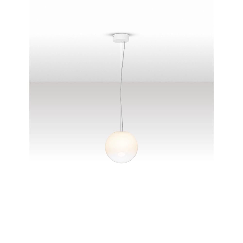 Witte hanglamp Bolita bol Ø 20cm