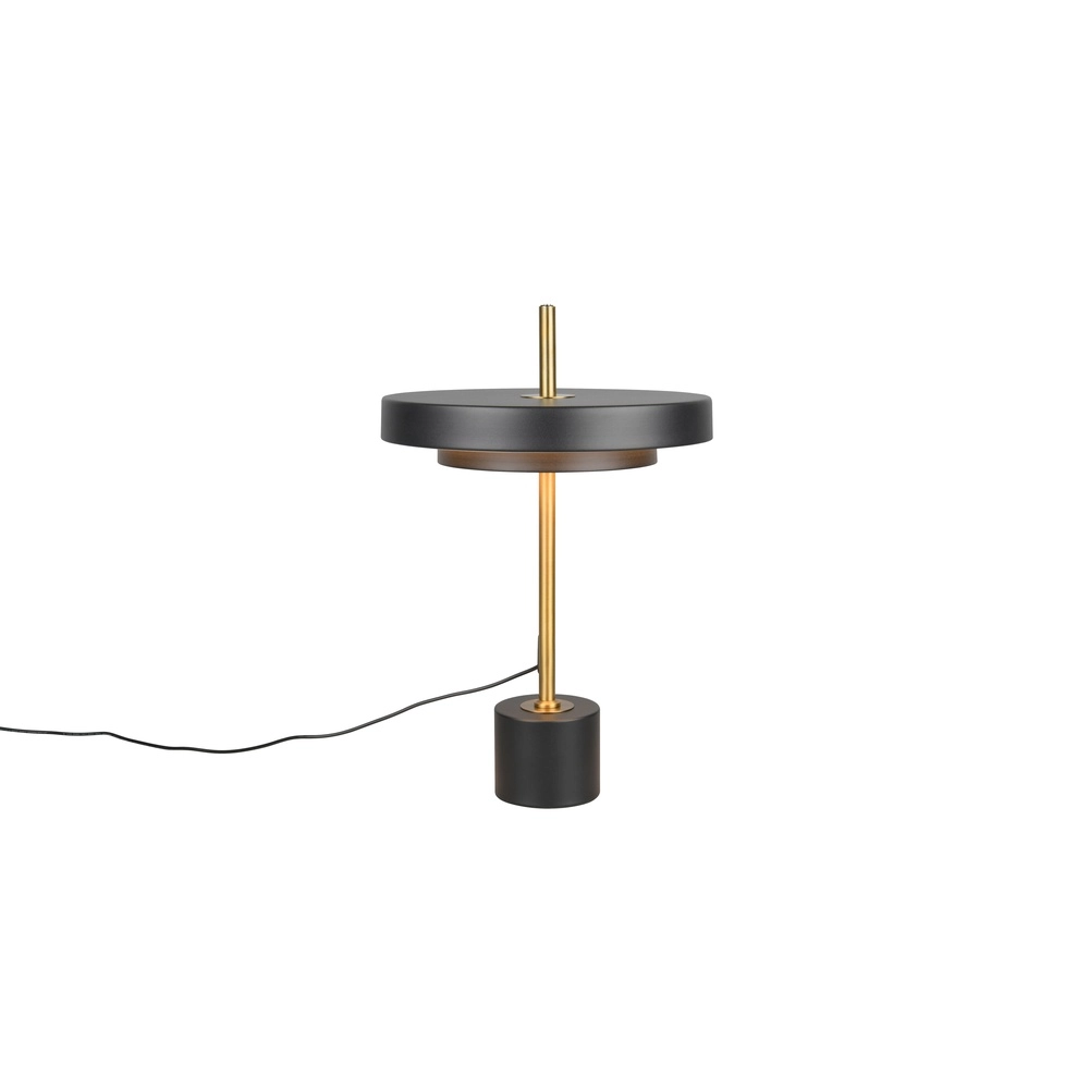 Design tafellamp Keaton zwart met goud