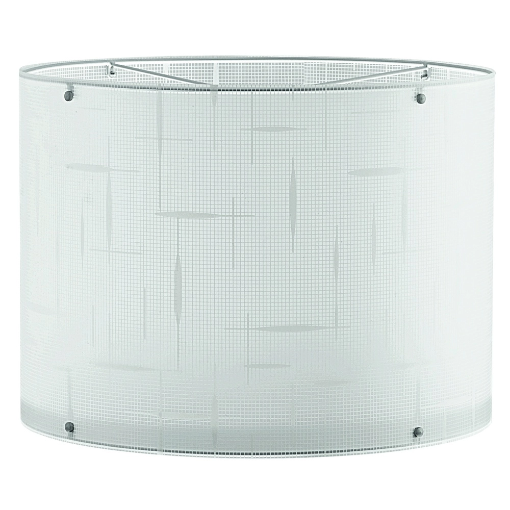 Schemerlampkap Cuba wit Ø 39cm