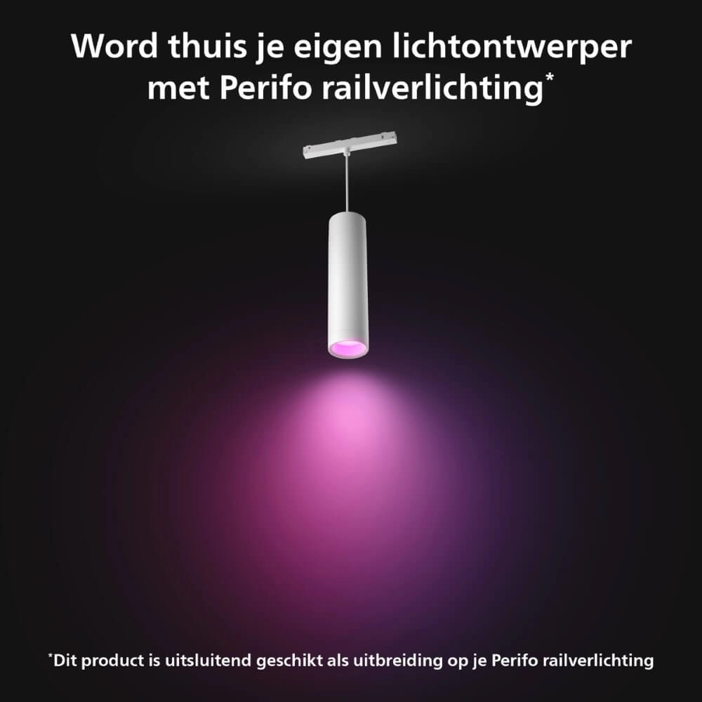 Hue Perifo - White and color uitbreiding hanglamp wit Philips 8719514407503