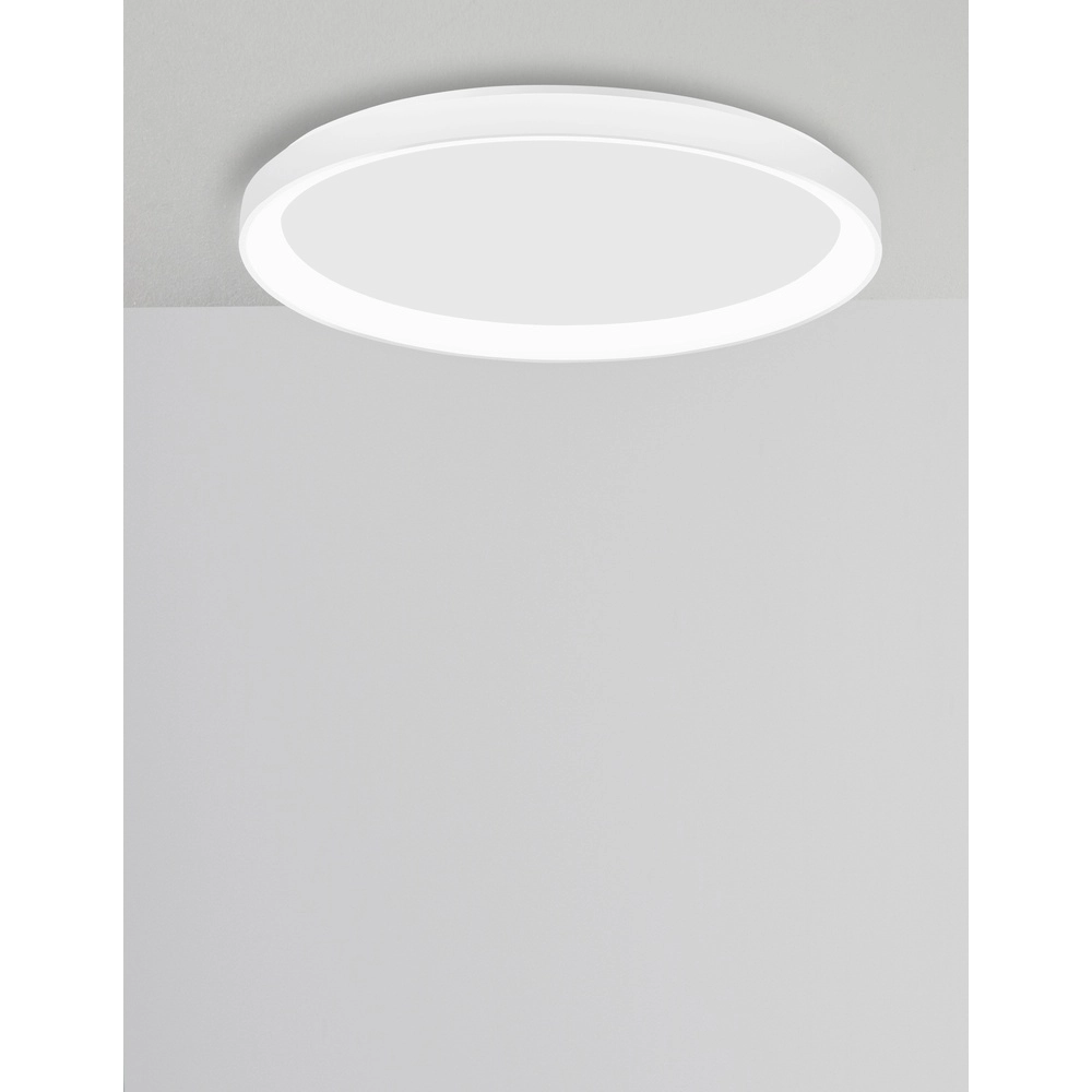 Design plafonniere Pertino Ø 48cm wit Lyora 5212017445988