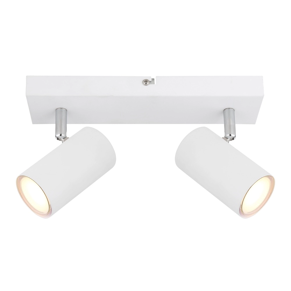 Plafondlamp 2-lichts Robby wit Globo 9007371433520
