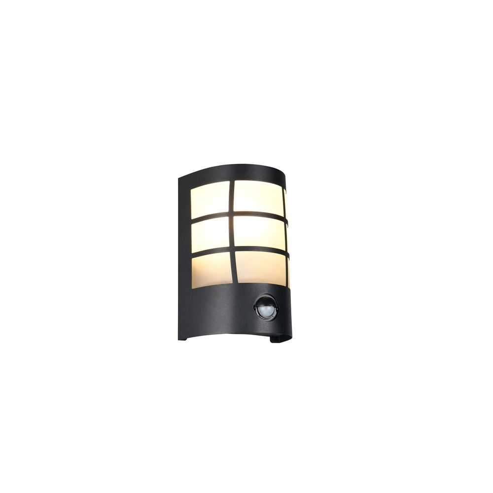 Zwarte wandlamp Sintra met sensor
