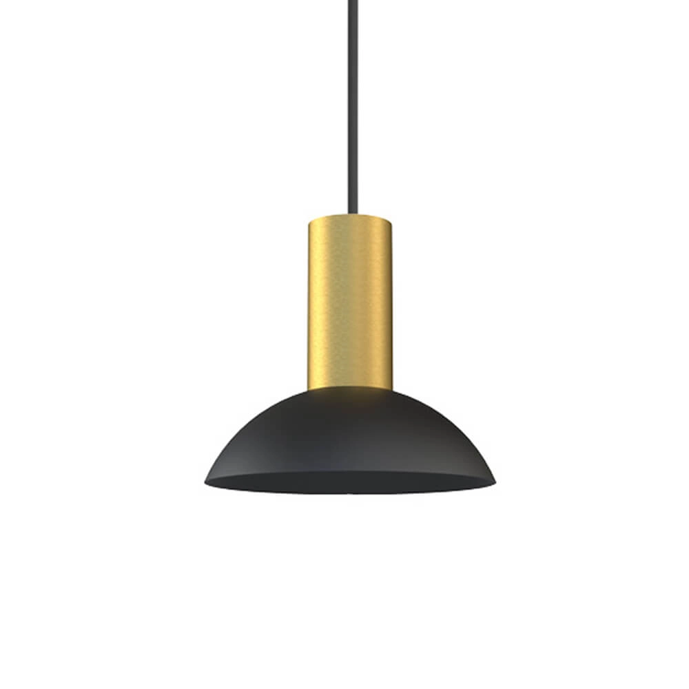 Hanglamp Hermanos zwart met goud