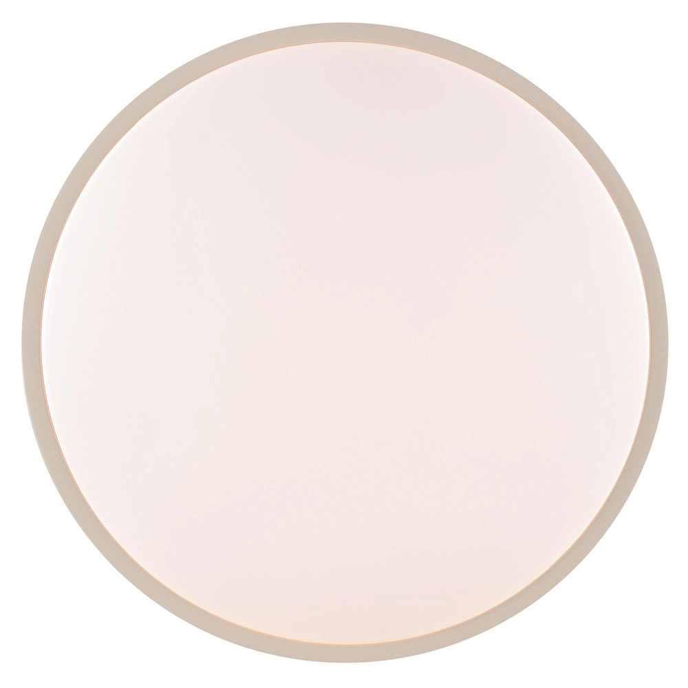 Plafonniere Solistra zand bruin met wit Ø 44,5cm Brilliant 4004353478994