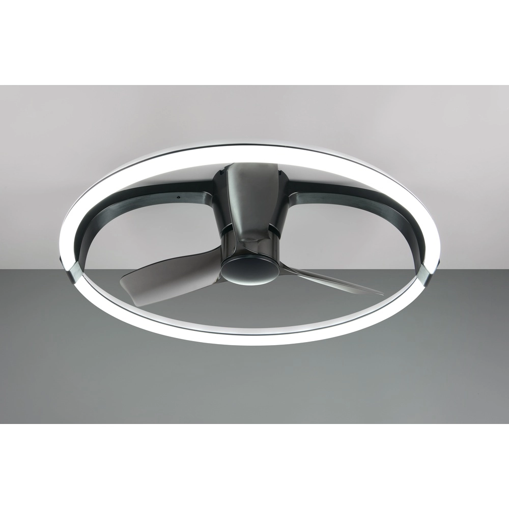 Smarthome ventilator Stockholm zwart Ø 73,5 Tuya Trio 4017807693133