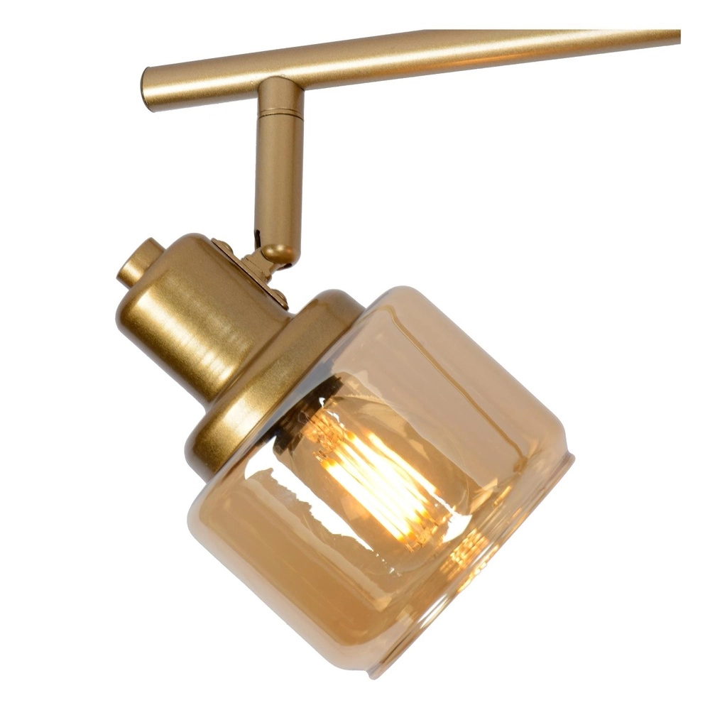 Plafondlamp Bjorn 4-lichts goud Lucide 5411212771247