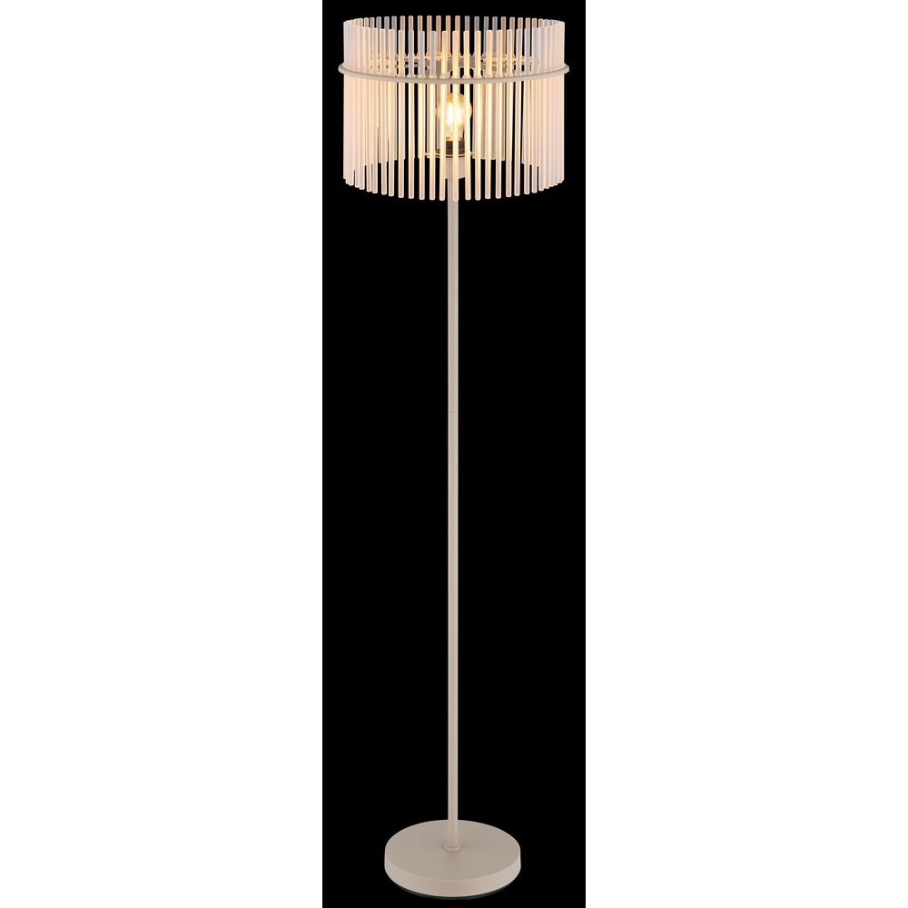 Vloerlamp Gorley zand bruin met glas Ø 38cm Globo 9007371575701