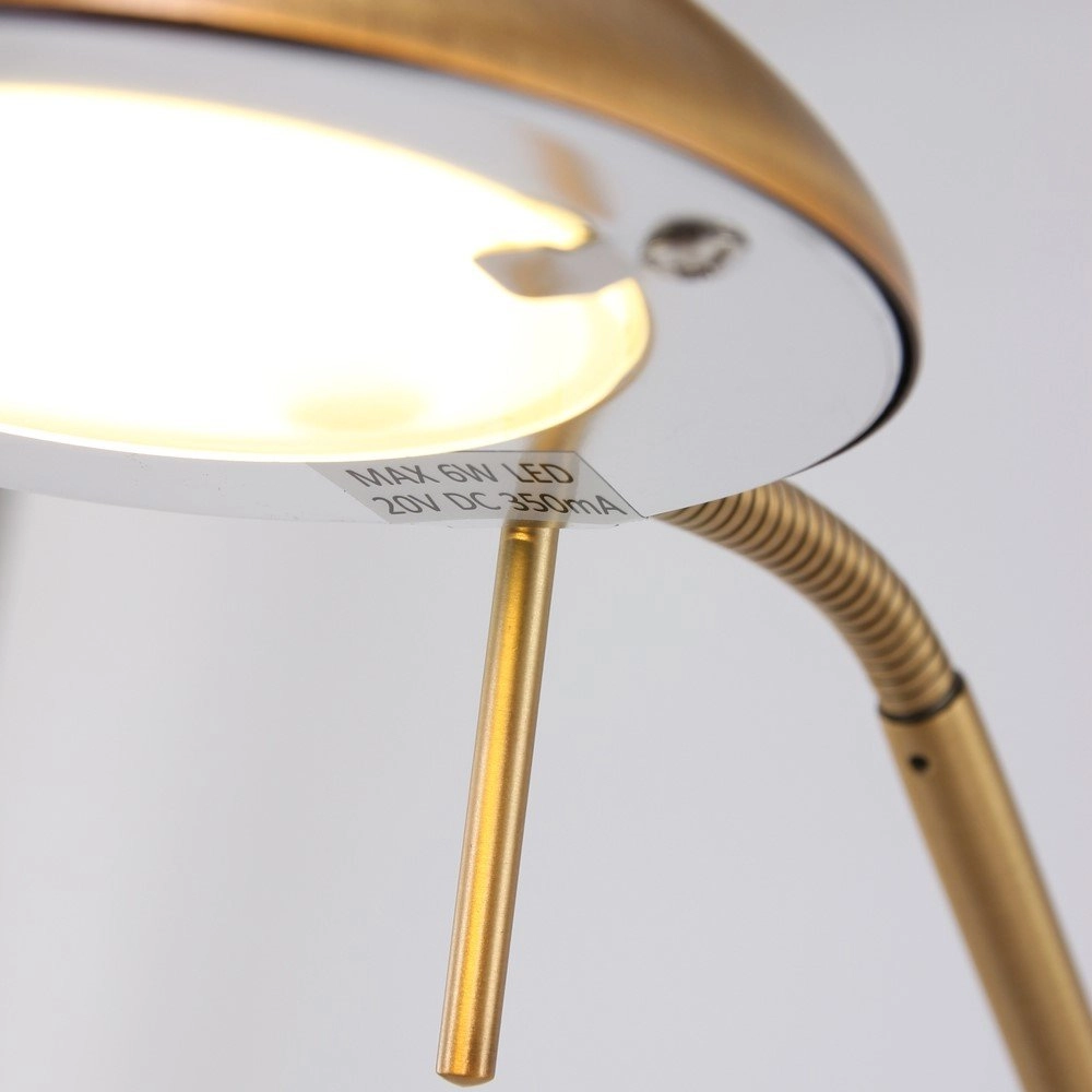 Vloerlamp Mexlite 180cm - 2700K bronsbruin Steinhauer 8712746096361