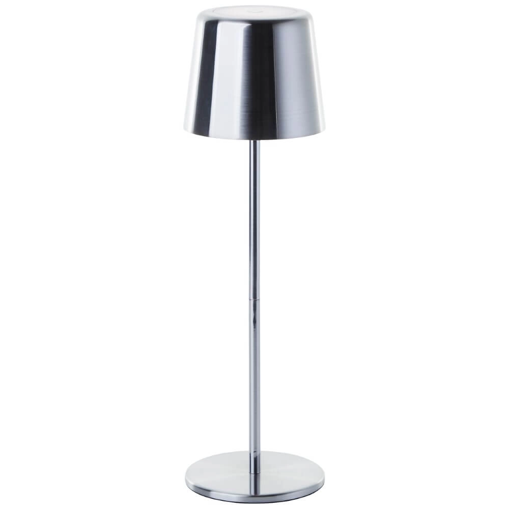 Oplaadbare tafellamp Xaana nikkel Brilliant 4004353441462