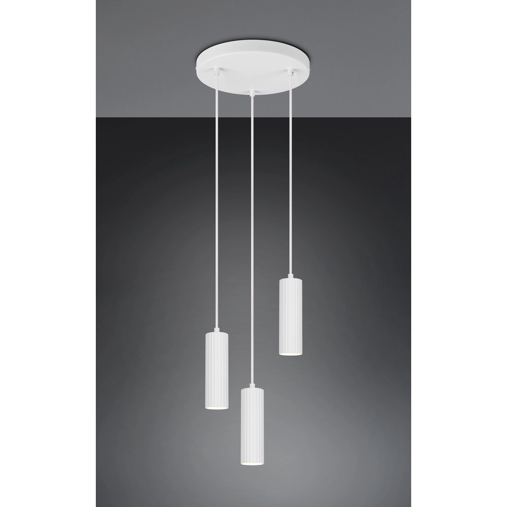 3-lichts hanglamp Soka wit Trio 4017807658576