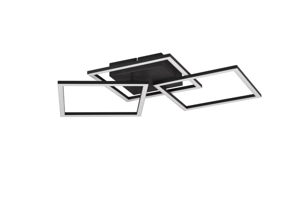 Zwarte plafondlamp Trail design Trio 4017807577129