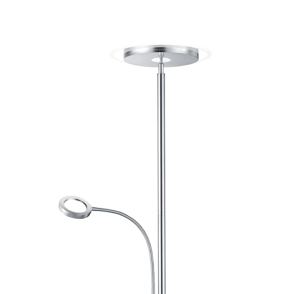 Vloerlamp Uplight Ackbar met leeslampje Trio 4017807352764