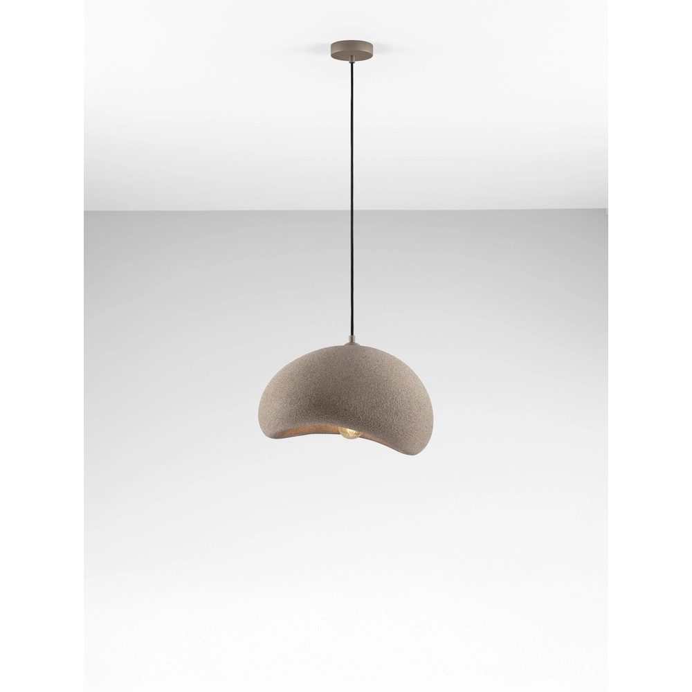 Natural pendant lamp Aere brown 40cm Lyora 5212017476708