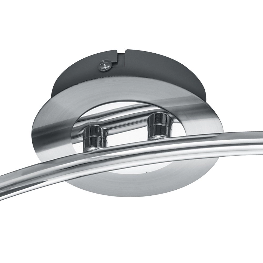 Moderne plafondspot Levisto 3-lichts nikkel mat Trio 4017807281675
