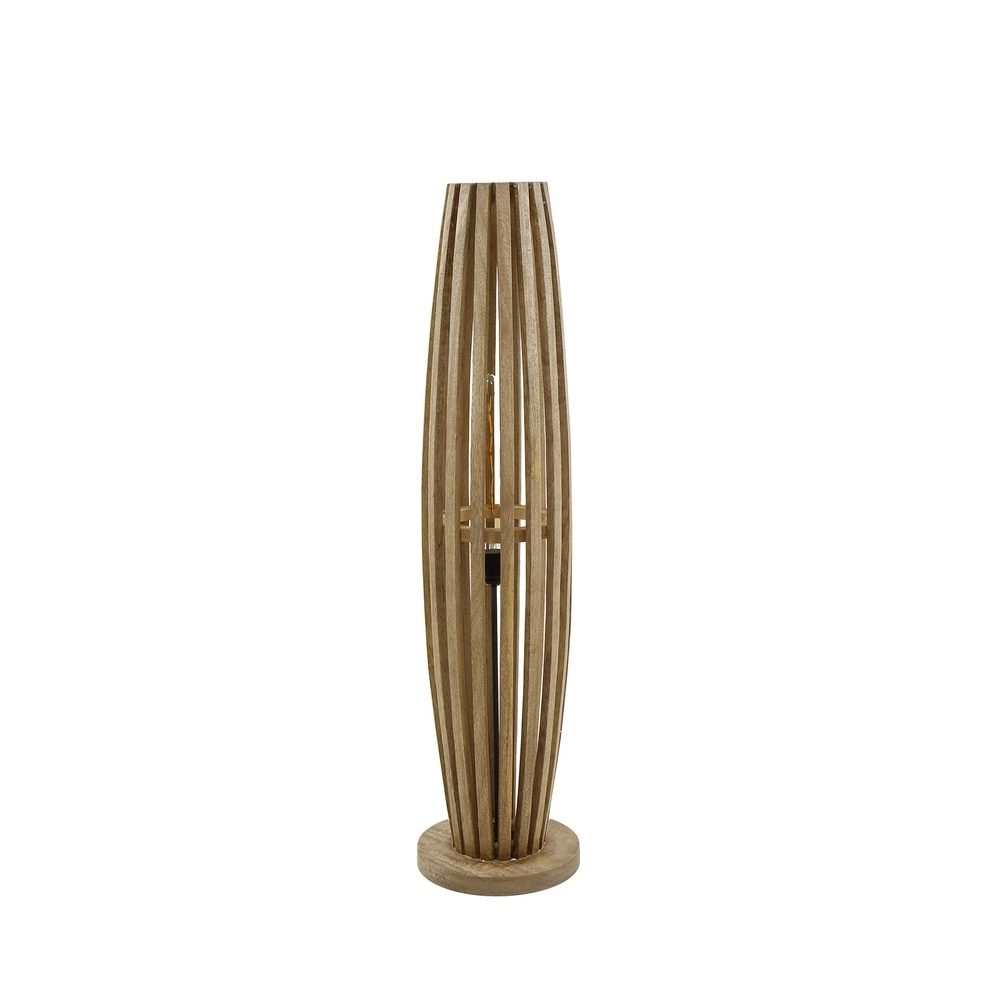 Houten vloerlamp Orbit 105cm - 1x E27 Lyora 8716803511095
