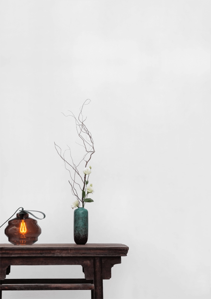 Tafellamp Porto Carry met Ball red glas Masterlight 8718121271286