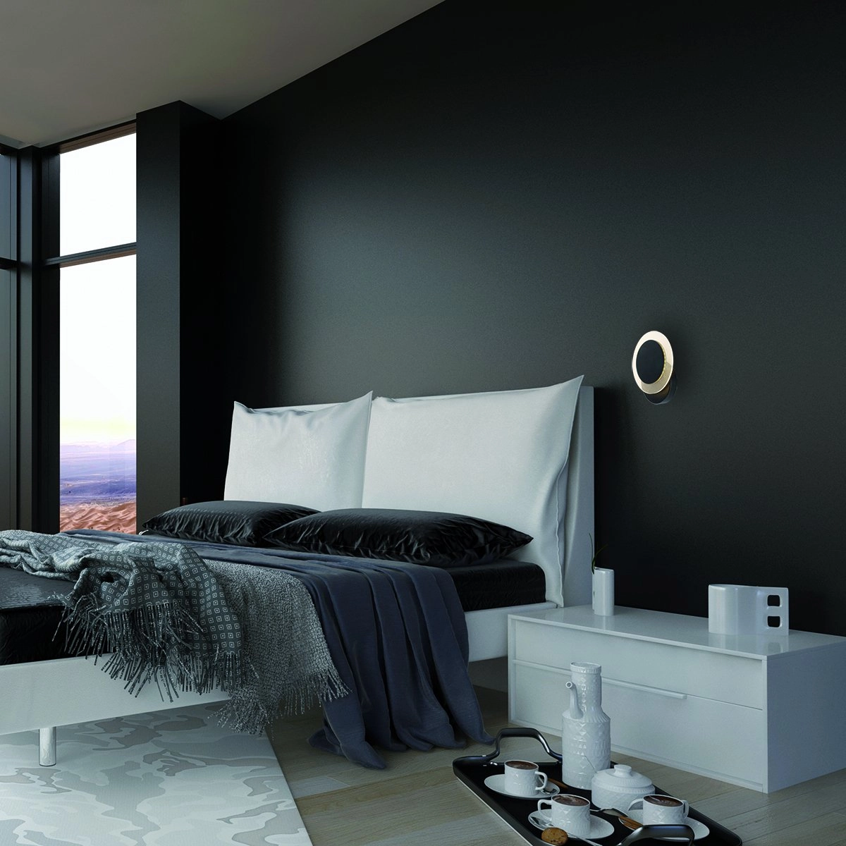 Verstelbare plafondlamp Lido 17cm zwart Steinhauer 8712746131970