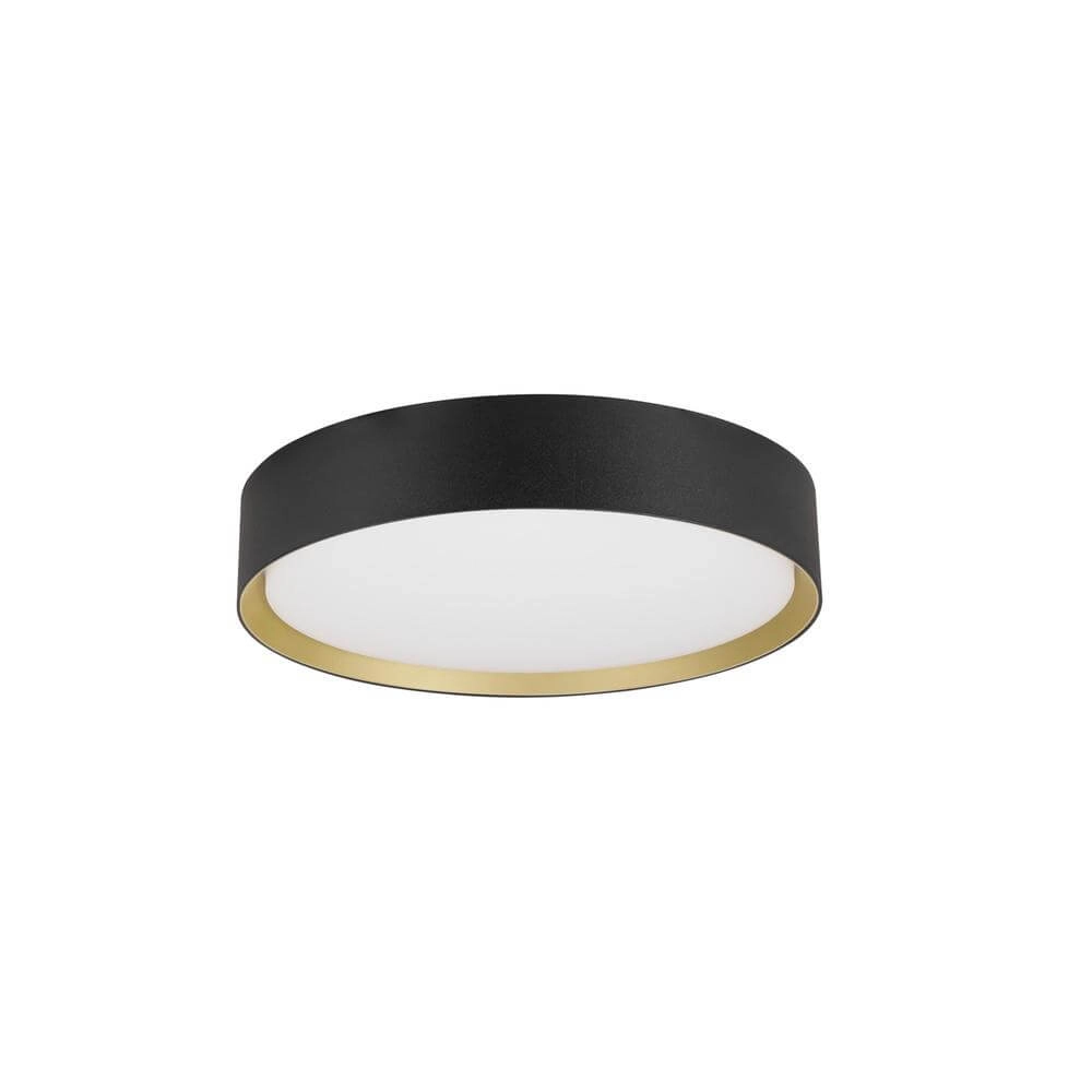 Plafondlamp Decona 30 zwart-goud Ø 30cm SLV 4024163298193