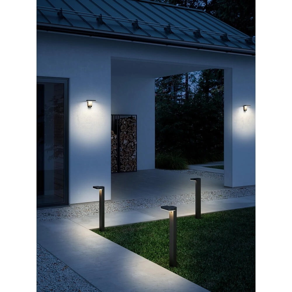 Solar tuinlamp Rica zwart rechthoek Nordlux 5704924004803