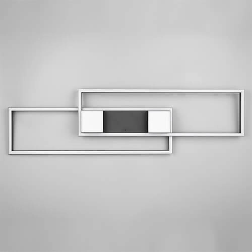 Led plafondlamp 100x28 Albany zwart Trio 4017807610291