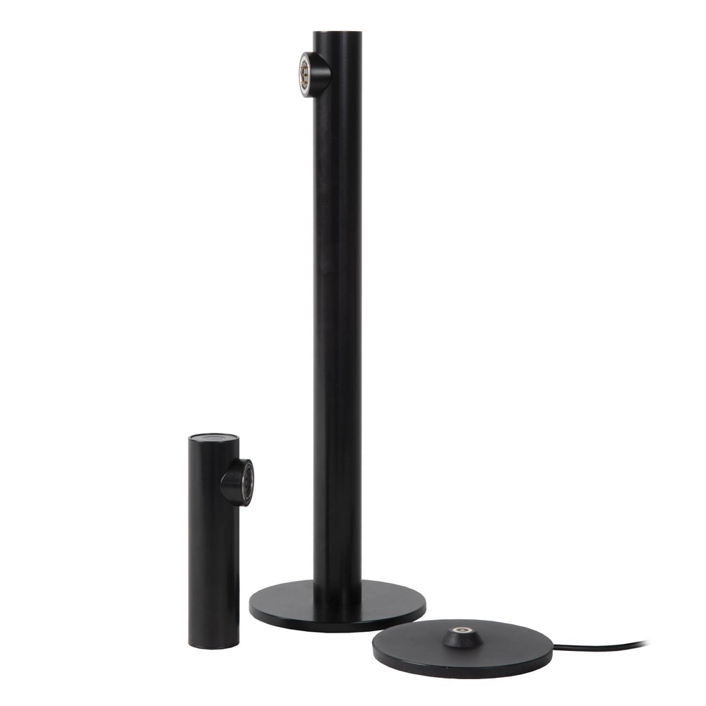 Oplaadbare tafellamp Antrim zwart IP54 Lucide 5411212272201