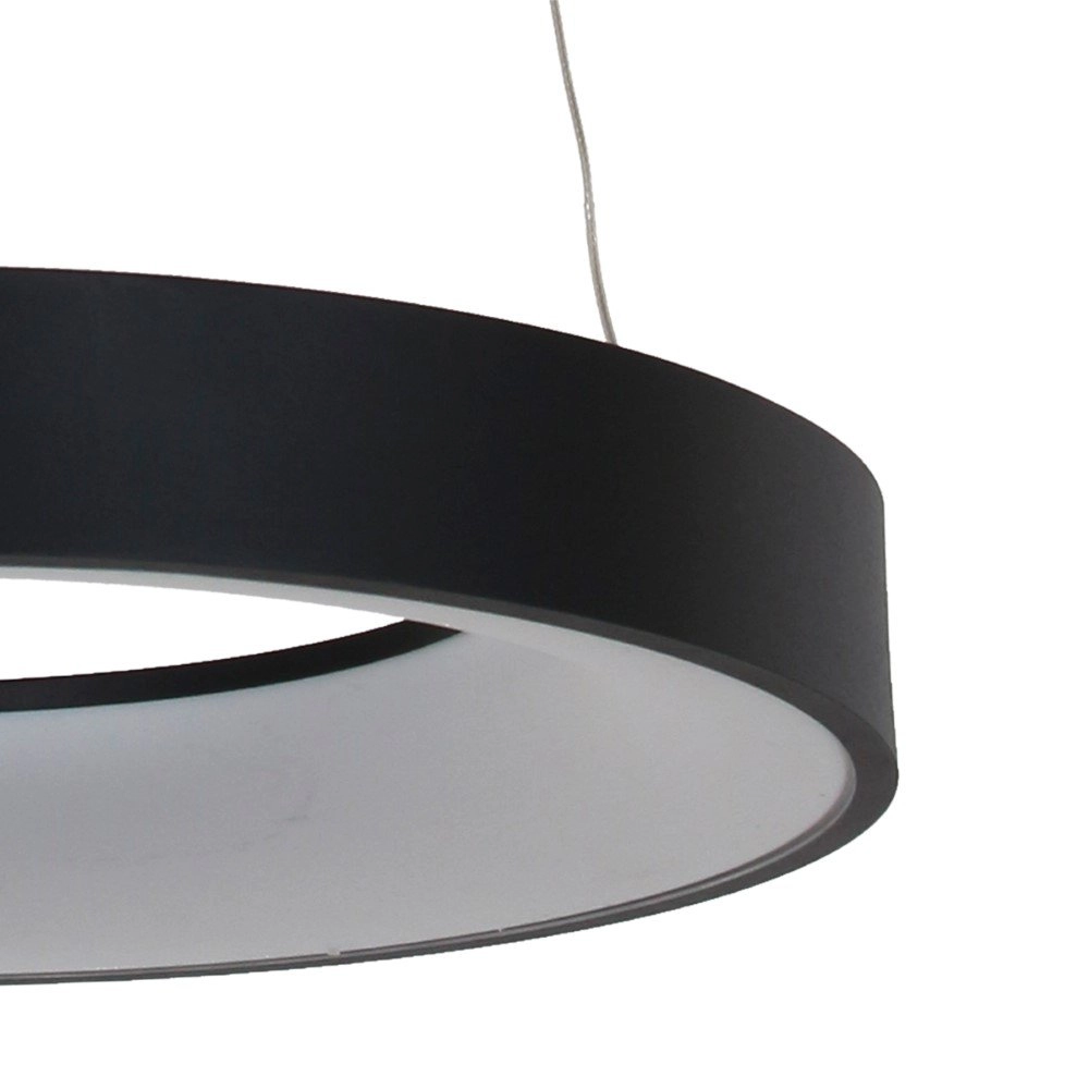 Led hanglamp Ringlede Ø 48cm zwart Steinhauer 8712746132847